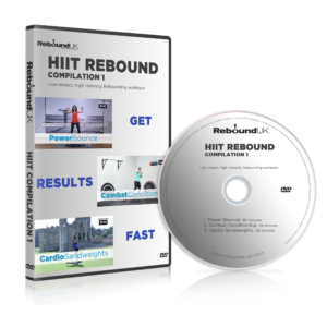 Hiit mini trampoline workouts on DVD compilation 1